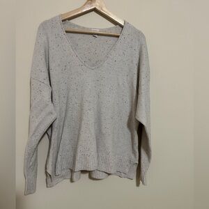 Stars Above: 🩷 Multi color V-Neck Soft Sweater